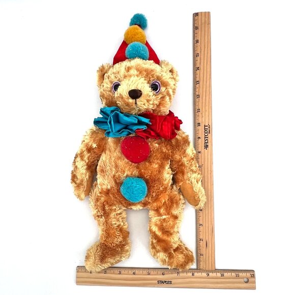 Ringling Bros Barnum Bailey Greatest Show On Earth Circus Clown Teddy Bear Plush - Picture 10 of 11